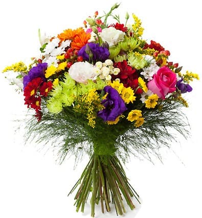 Imagen de Volverte a tener Descripcion: Ramo Muy grande variado sin papel con flores de estacion.