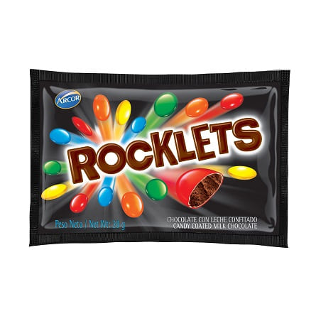 Imagen de rocklets Descripcion: Chocolate rocklets 20 g