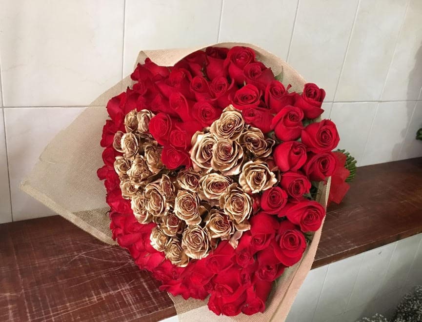 Imagen de Corazón eterno Descripcion: 50 rosas